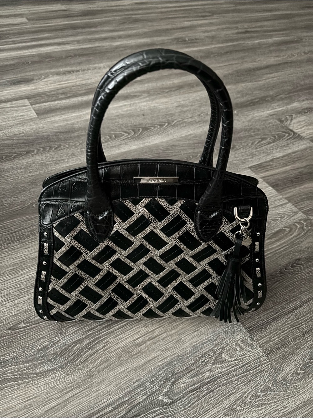 ⚜️BRAHMIN Rosetta Castle Glen Premier Collections Satchel